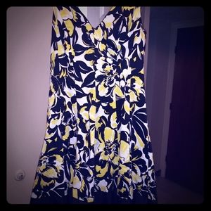 Floral print summer dress